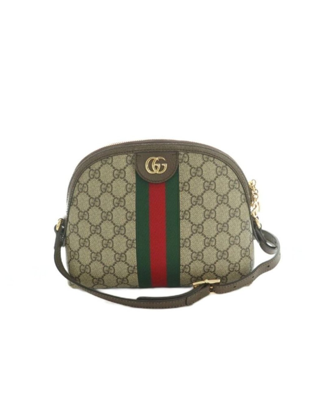 Gucci GG Ophidia Small Shoulder Bag Brown